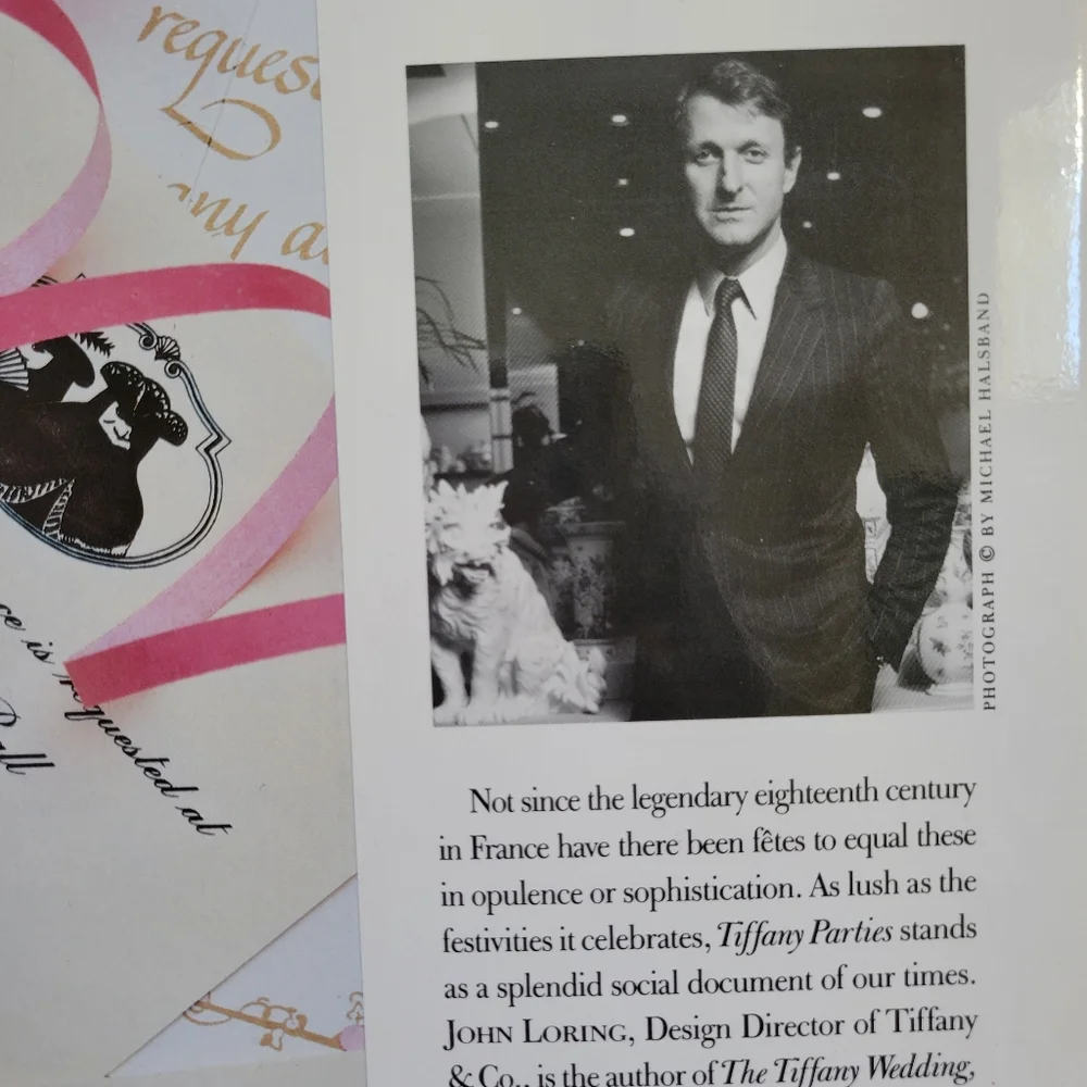 Tiffany Parties by John Loring (1989 1st Ed) Opulence Celebrations Entertaining